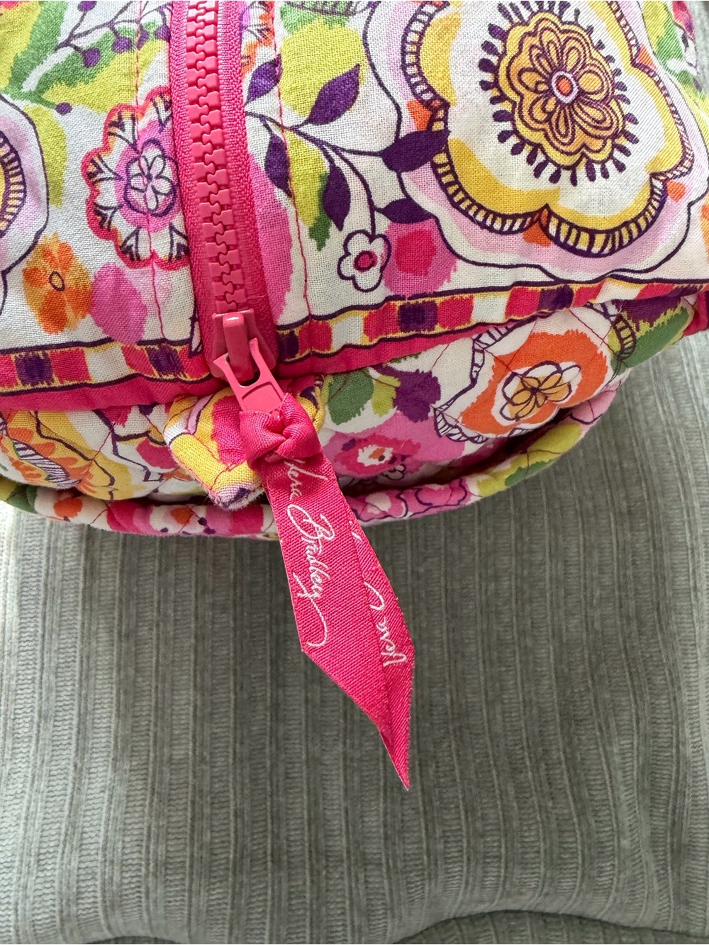 Vera Bradley Floral Quilted Weekender Duffle Bag - Picture 7 of 14